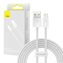 Καλώδιο USB to Lightning Baseus Dynamic 2.4A 2m (White)