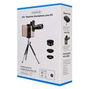 APEXEL σετ φακών για smartphone 22X105-4IN1 με τρίποδο, 4 σε 1, 22x zoom