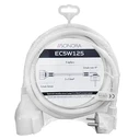 Προέκταση Καλωδίου Sonora Ec5w125 Σούκο 5 Μέτρα ( 3 X 2.5mm²) Σε Λευκό Χρώμα