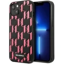 Karl Lagerfeld KLHCP13SMNMP1P Apple iPhone 13 mini hardcase pink Monogram Plaque