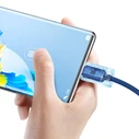 Καλώδιο USB to Lightning Baseus Crystal Shine 5A100W1.2m (blue)