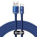 Καλώδιο USB to Lightning Baseus Crystal Shine 5A100W1.2m (blue)