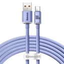 Καλώδιo USB Baseus Crystal Shine USB to USB-C, 100W, 2m (purple)