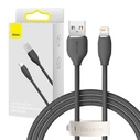 Καλώδιο USB to Lightning Baseus Jelly 2 4A 1 2m (black)