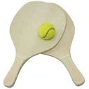 Velco Wooden Beach Paddleball Racket Set with Ball