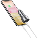 UGREEN CD213 car charger 2x USB Type C Quick Charge 3.0 PD 3.0 36 W FCP AFC 3 A gray