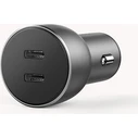 UGREEN CD213 car charger 2x USB Type C Quick Charge 3.0 PD 3.0 36 W FCP AFC 3 A gray