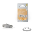 Κονέκτρορας Cατ 6 Utp Rj45 Αρσ. Με Καπάκια, Σετ 10 Τεμαχίων