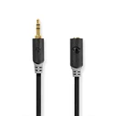 Καλώδιο Προέκτασης Nedis Ήχου 3.5mm Stereo Αρσ. - 3.5mm Stereo Θηλ. Σε Συσκευασία Blister 3m