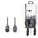 Καλώδιο XLR Nedis COTH15010GY30 Male to Female 3m