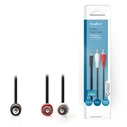 Καλώδιο RCA Nedis CAGB22200BK15 Stereo 3.5 mm Male - 2x RCA Male 1.5m Black