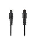 Καλώδιο Οπτικής Ίνας Nedis Toslink male/Toslink male 1m (CAGB25000BK10)