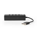 USB Hub Nedis USB 2.0 4-Ports Black