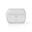 Θήκη για Apple Airpods Pro Nedis APPROCE100TPWT διαφανές/λευκό