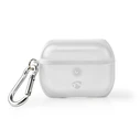 Θήκη για Apple Airpods Pro Nedis APPROCE100TPWT διαφανές/λευκό