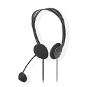 Multimedia Headsets Nedis CHST100BK PC Black