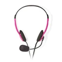 Multimedia Headsets Nedis CHST100PK PC Pink