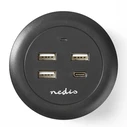 Φορτιστής Πρίζας Nedis Με 4 Εξόδους (1x USB-C & 3x USB-A)