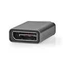 Αντάπτορας Nedis Ccgp64350gy Usb Type-C Male to Displayport Female Black