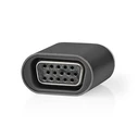 Αντάπτορας Nedis Ccgp64850gy Usb Type-C Male to Vga Female Black/Grey