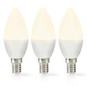 Λάμπα LED Nedis Lbe14c351p3 E14 Cadle 2.8w 250lm 2700k Warm White/Frosted