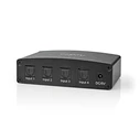 Επιλογέας Ήχου Nedis ASWI2514BK DIGITAL 4-WAY DC Power / 4x Toslink Black