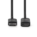 Αντάπτορας Displayport Nedis Ccgp37108bk02 8k@30hz 0.20m Black