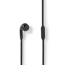 Handsfree Ακουστικά Nedis Hpwd2021bk 1.20m Black