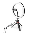 Ring Light Nedis RLSTND100BK 10inch 120 LED's 2700 - 6700K Tripod Black