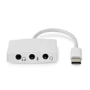 Αντάπτορας USB-C Nedis CCGB65900WT01 Male - 3.5mm Female 0.10m White