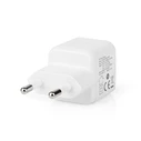 Φορτιστής Πρίζας Nedis WCMPD20W100WT 1.67 / 2.22 / 3.0A x 1 USB-C 20W