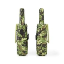 Walkie Talkie Nedis WLTK0810BK SET 2 UP TO 8KM CHANNELS: 8 PTT / VOX GREEN
