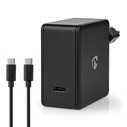 Φορτιστής Πρίζας Nedis WCPD65W100BK 3.0 / 3.25A 1xUSB-C 2.00m 65W