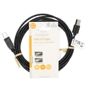 Καλώδιο USB Nedis High-Speed A αρσ. - USB B αρσ., 3.00m.