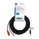 Καλώδιο RCA Nedis 2x αρσ. - 3.5mm Stereo αρσ, 10m.