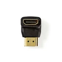 Αντάπτορας HDMI Nedis αρσ. - HDMI θηλ. υπό γωνία 90°, Μαύρο