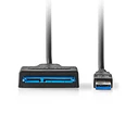 Καλώδιο USB Nedis 3.2 Gen 1x1 Type Α αρσ. - SATA 22-pin, για τη σύνδεση σκληρών δίσκων HDD / SSD 2.5", 0.30m.