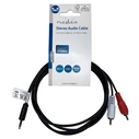 Καλώδιο RCA Nedis 2x αρσ. - 3.5mm Stereo αρσ, 1.50m.
