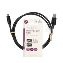 Καλώδιο USB Nedis 3.2 Gen 1x1 USB A αρσ.- USB Type-C αρσ., 1.00m.