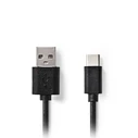 Καλώδιο USB Nedis High-Speed A αρσ. - USB Type-C αρσ., 2.00m