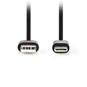Καλώδιο USB Nedis High-Speed A αρσ. - USB Type-C αρσ., 2.00m