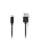 Καλώδιο USB Nedis High-Speed A αρσ. - USB Micro-B αρσ., 0.50m