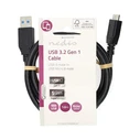 Kαλώδιο USB Nedis 3.2 Gen 1x1 A αρσ. - USB Micro B αρσ., 1.00m, Μαύρο