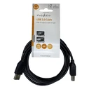 Καλώδιο USB Nedis High-Speed A αρσ. - USB B αρσ., 2.00m Μαύρο