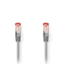 Καλώδιο Δικτύου Nedis CAT 6, S/FTP, 15m σε γκρι χρώμα.