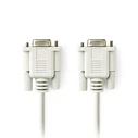 Καλώδιο Σειριακό Nedis Null Modem, D-Sub 9 pin θηλ. - D-Sub 9 pin θηλ., 2.00m.