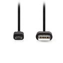 Καλώδιο USB Nedis High-Speed A αρσ. - USB Micro-B αρσ., 1.00m.