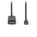 Μετατροπέας USB Nedis 3.2 Gen 1x1 Type-C αρσ. - HDMI αρσ., 2.00m.