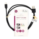Καλώδιο USB Nedis High-Speed A αρσ. - USB Type-C αρσ., 1.00m.