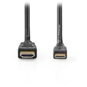 Καλώδιο HDMI Nedis High speed με Ethernet 10.2Gbps, αρσ. - mini αρσ. με επίχρυσες επαφές, 1.50m.